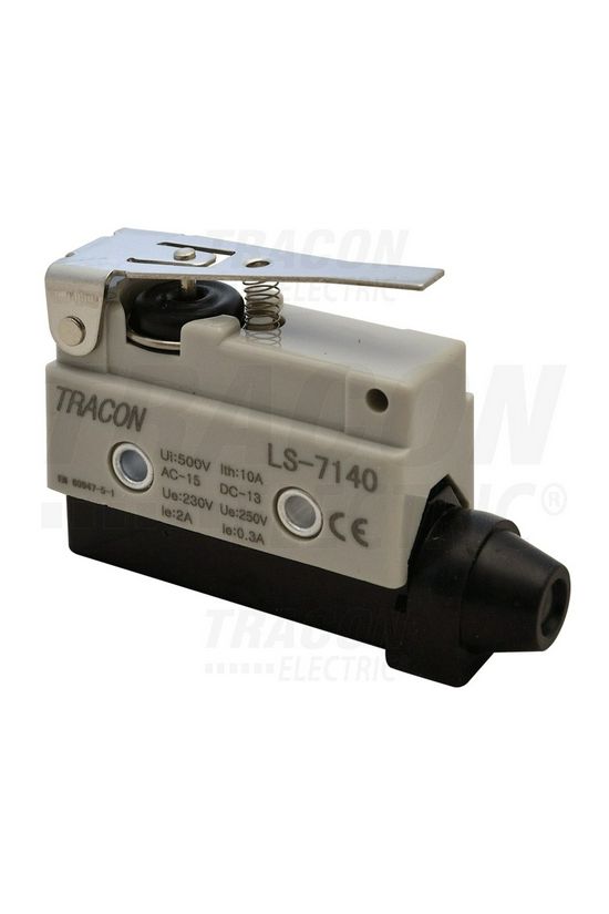Végálláskapcsoló lemezkar műanyag 1v 2A/AC15/230V IP40 csúszó érintkező LS TRACON - LS7140
