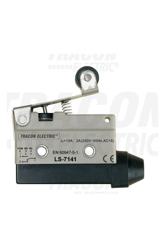 Végálláskapcsoló műanyag 1v görgős kar 2A/AC15/230V IP40 csúszó érintkező LS TRACON - LS7141