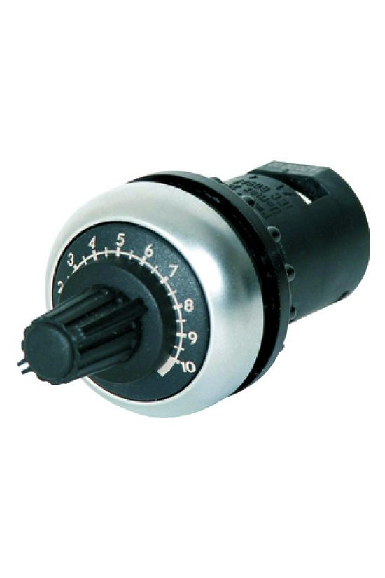 Vezérlési potenciométer 0.5W 22mm-átmérő csavaros-csatlakozás IP66 M22-R1K EATON - 229489