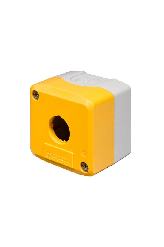 Vezérlőegység tokozat d22 1-pozíció rászerelhető műanyag sárga IP66 Harmony XALK Schneider - XALK01