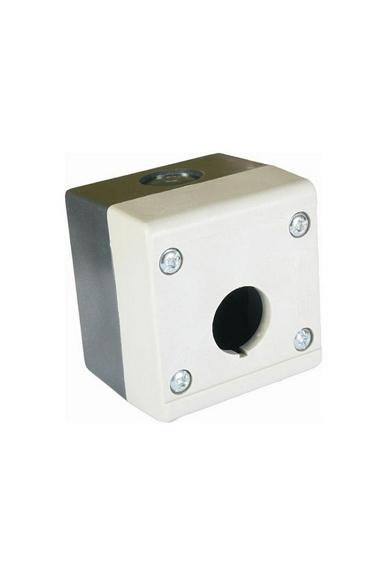 Vezérlőkészülék-tokozat d22 1-pozíció rászerelhető műanyag szürke VA Elektronika - i-K1