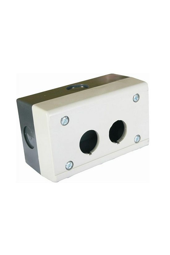 Vezérlőkészülék-tokozat d22 2-pozíció rászerelhető műanyag szürke VA Elektronika - i-K2