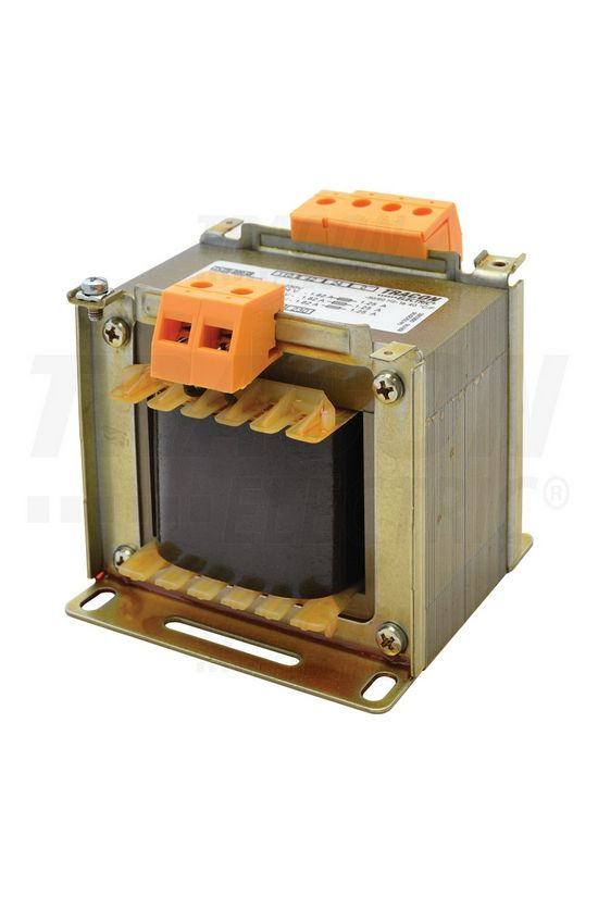 Vezérlőtranszformátor 1F 200VA 230V/prim 6V/szek 12V 18V IP00 24V T200 TRACON - TVTR-200-B