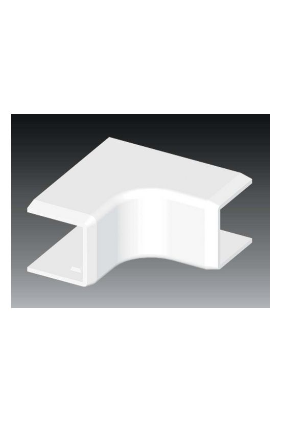 Vezetékcsatorna belső sarok fedél 20x20-hoz alap+fedél 19.2mm x 21.2mm x 90° műanyag LHD KOPOS - 8625_HB