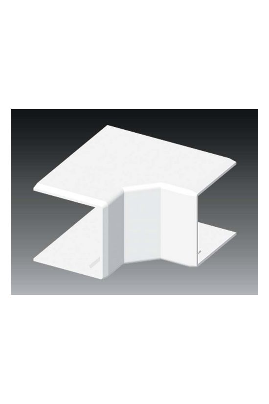 Vezetékcsatorna belső sarok fedél 40X40-hez alap+fedél 40.3mm x 40mm x 90° műanyag LHD KOPOS - 8645_HB