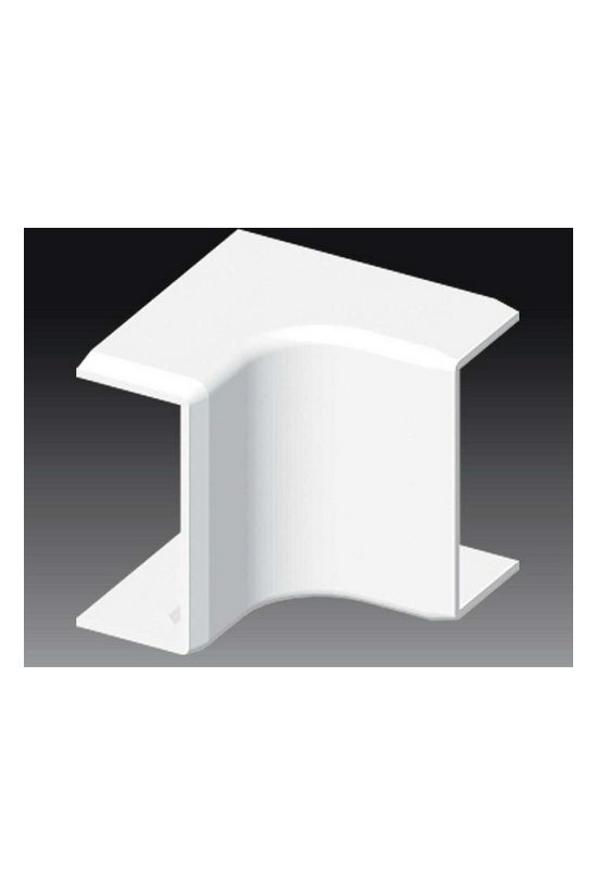 Vezetékcsatorna belső sarok fedél 50X20-hoz alap+fedél 20mm x 50mm x 90° műanyag LHD KOPOS - 8995_HB