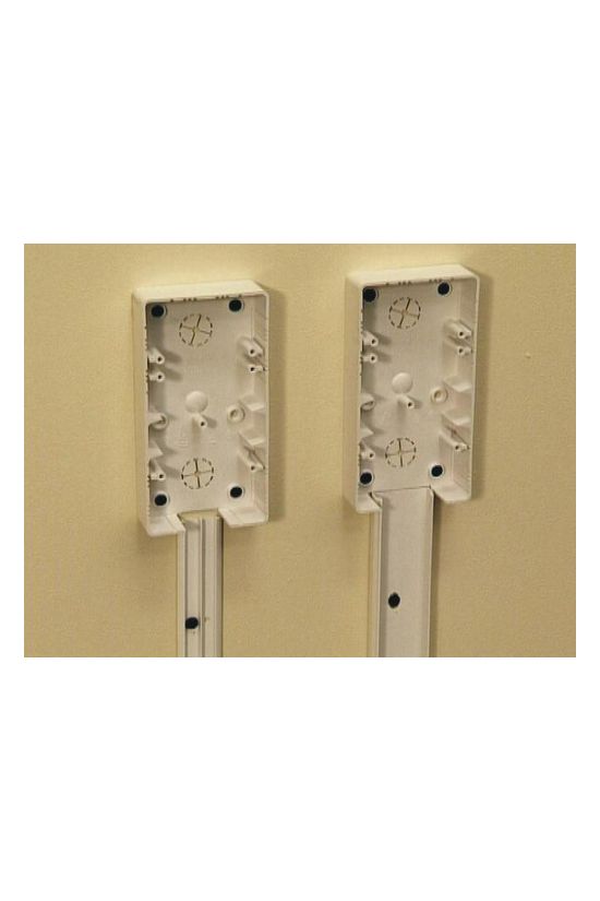 Vezetékcsatorna elosztódoboz műanyag 80mmx 160mm 28mm fehér 4mm2-vezetőhöz(max.) LK KOPOS - LK 80X28 2R_HB