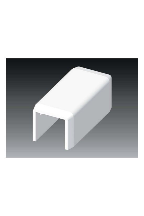 Vezetékcsatorna illesztéstakaró 17X17-hez 15.5mmx műanyag fényesfehér kültér LHD KOPOS - 8672_HB