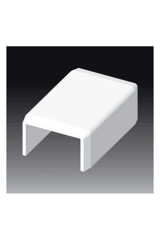 Vezetékcsatorna illesztéstakaró 25x15-höz 15mmx műanyag fényesfehér kültér LHD KOPOS - 8692_HB