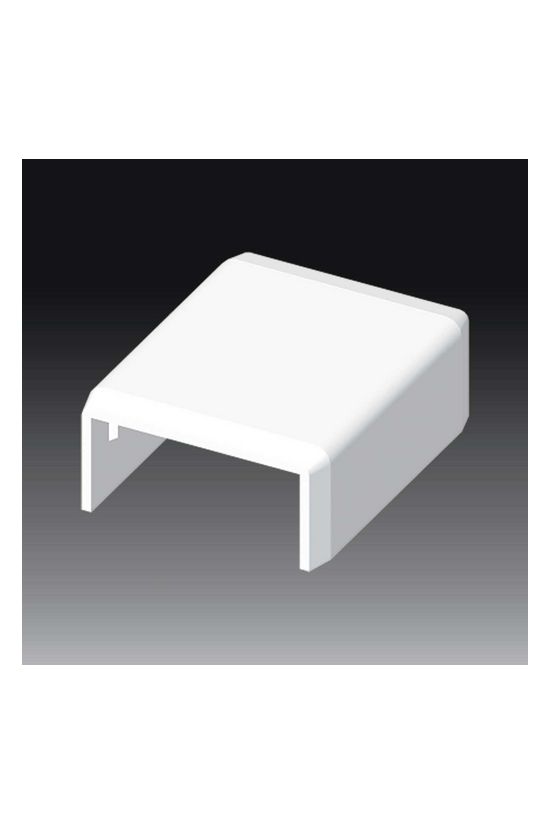 Vezetékcsatorna illesztéstakaró 32x15-höz 15mmx műanyag fényesfehér kültér LHD KOPOS - 8602_HB