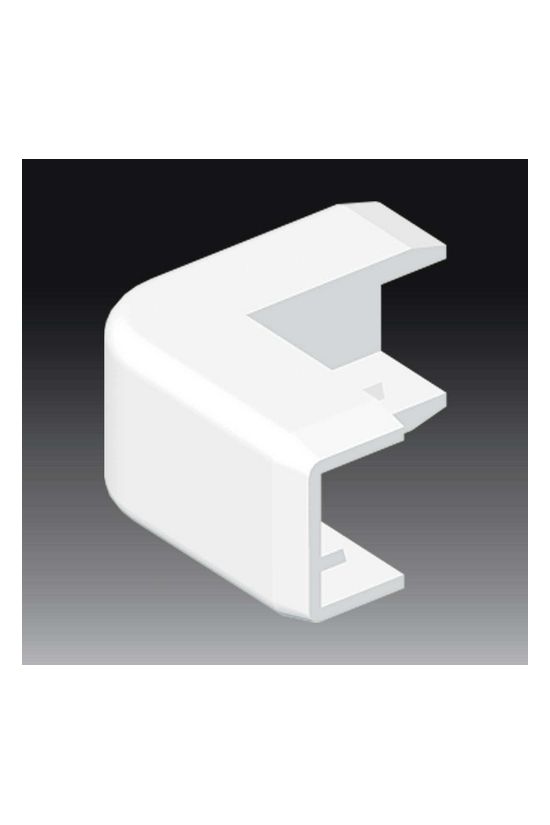 Vezetékcsatorna külső sarok fedél 15X10-hez 10mmx 15mmx 90° alap+fedél műanyag LH KOPOS - 8686_HB