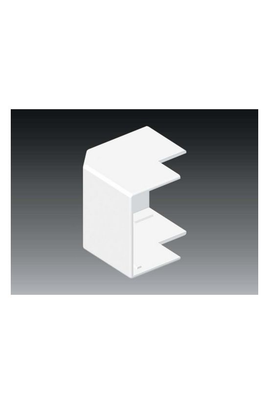 Vezetékcsatorna külső sarok fedél 60X40-hez 40mmx 60mmx 75-135° alap+fedél műanyag LH KOPOS - 8656_HB