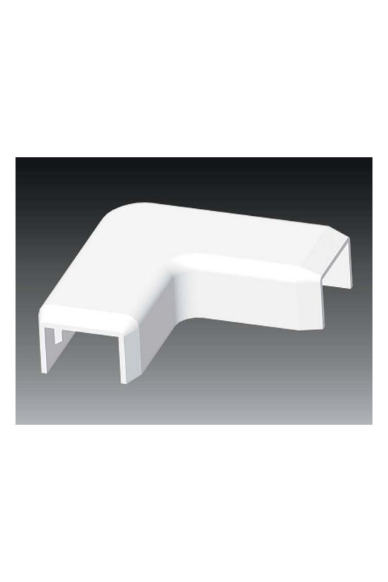 Vezetékcsatorna L-idom-fedél 15X10-hez alap+fedél 10mmx 15mmx 90° műanyag fényesfehér LH KOPOS - 8683_HB