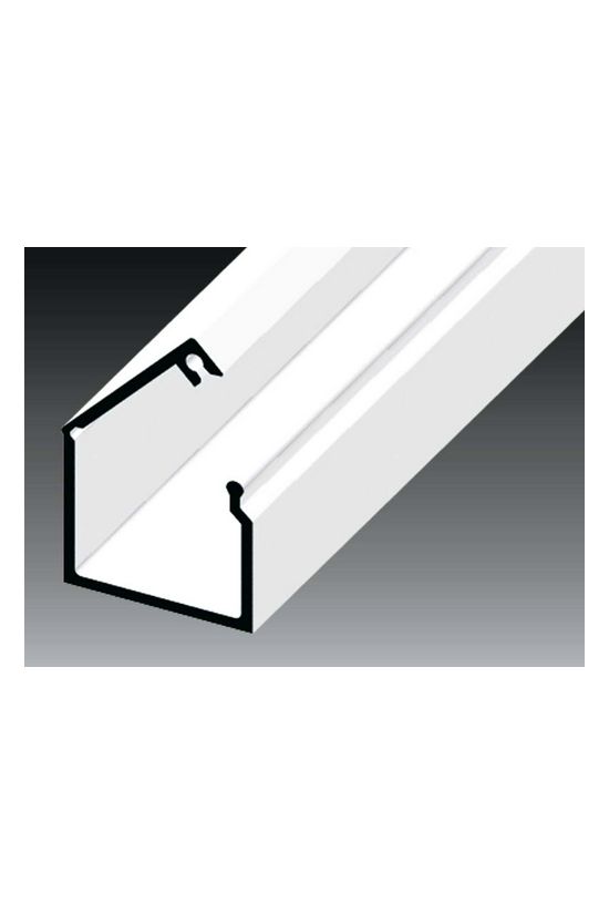 Vezetékcsatorna műanyag 15.5mm x 13mm x 2000mm fehér kezeletlen LZ KOPOS - LZ 15X12_HD