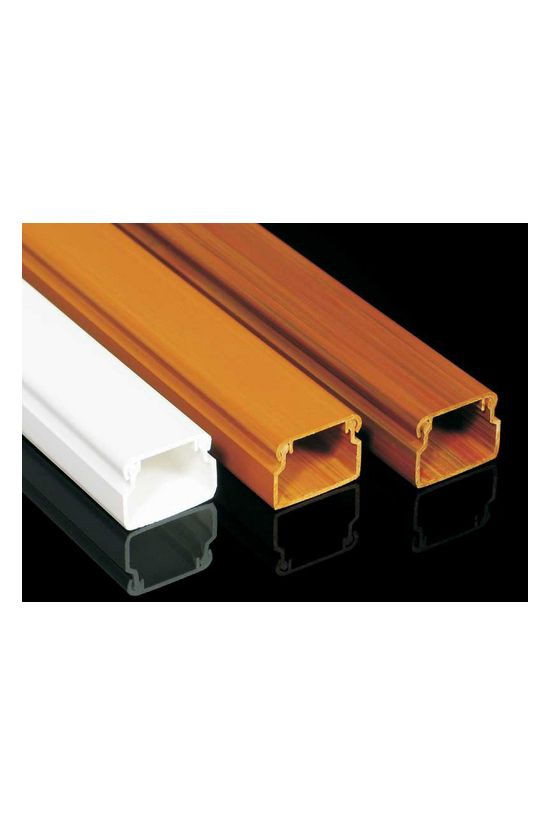 Vezetékcsatorna műanyag 18mm x 13mm x 2000mm fehér kezeletlen LV KOPOS - LV 18X13_HD