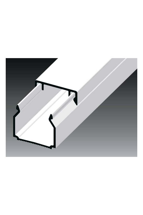 Vezetékcsatorna műanyag 20mm x 20mm x 2000mm fehér kezeletlen LHD KOPOS - LHD 20X20_HD