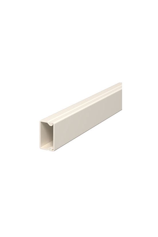 Vezetékcsatorna műanyag 30mm x 17.5mm x 2000mm krémfehér kezeletlen WDK15030CW OBO-BETTERMANN - 6025013