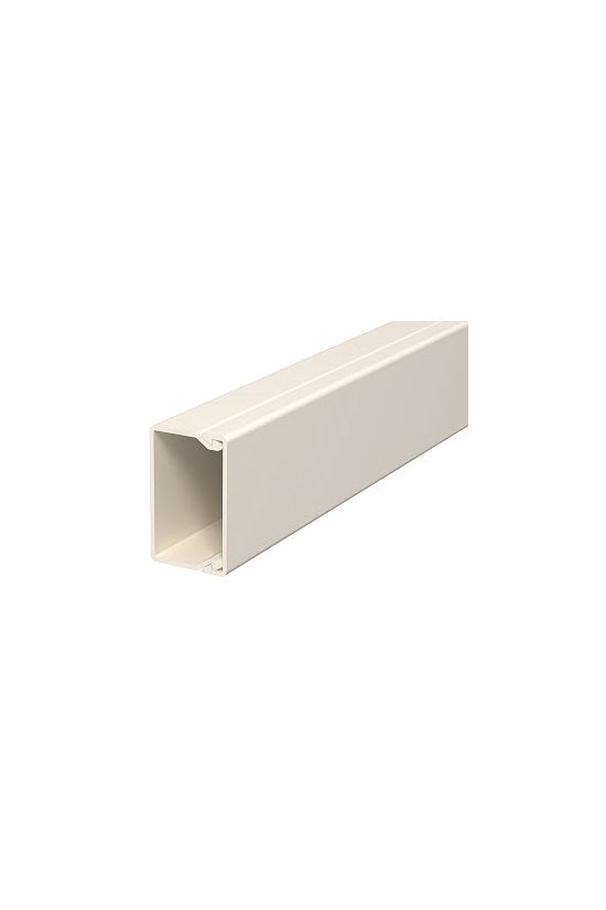 Vezetékcsatorna műanyag 40mm x 25mm x 2000mm krémfehér kezeletlen WDK25040CW OBO-BETTERMANN - 6026451