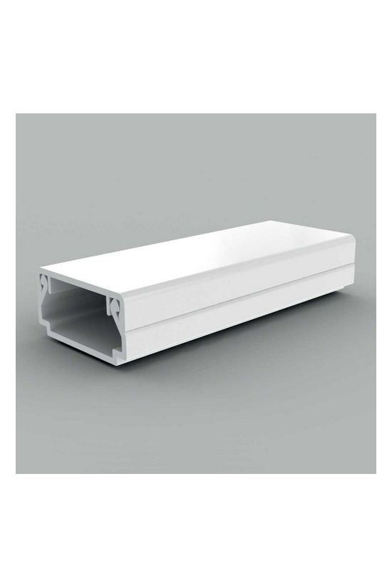 Vezetékcsatorna öntapadós műanyag 20mm x 10mm x 2000mm fehér kezeletlen LHD KOPOS - LHD 20X10_P2