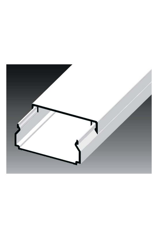 Vezetékcsatorna öntapadós műanyag 40mm x 20mm x 2000mm fehér kezeletlen LHD KOPOS - LHD 40X20_P2