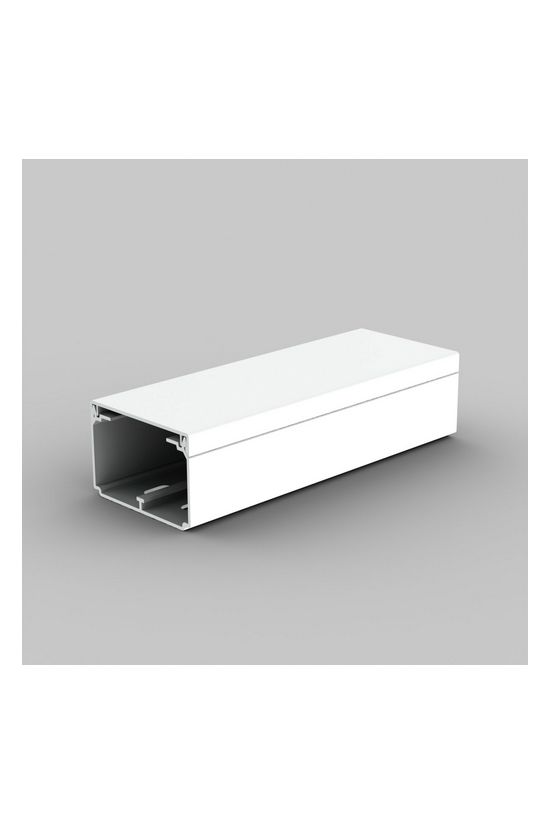 Vezetékcsatorna öntapadós műanyag 60mm x 40mm x 2000mm fehér kezeletlen LH KOPOS - LH 60X40_P2