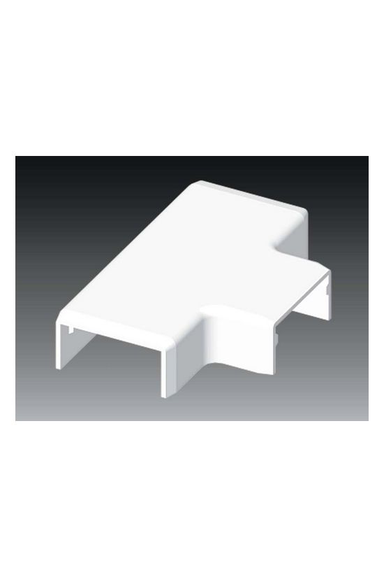 Vezetékcsatorna T-idom fedél 32x15-höz 15mmx 32mmx alap+fedél műanyag fényesfehér LHD KOPOS - 8604_HB