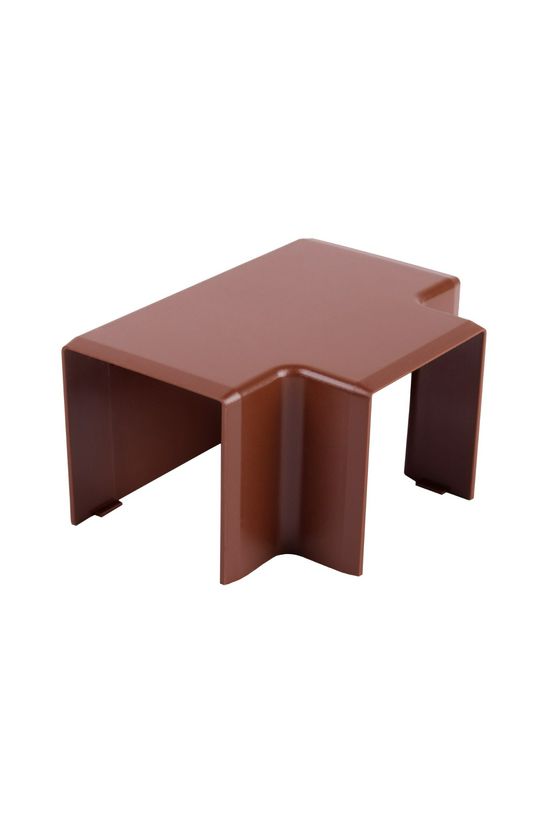 Vezetékcsatorna T-idom fedél 40X40-hez 40.3mmx 40mmx alap+fedél műanyag barna LHD KOPOS - 8644_I2