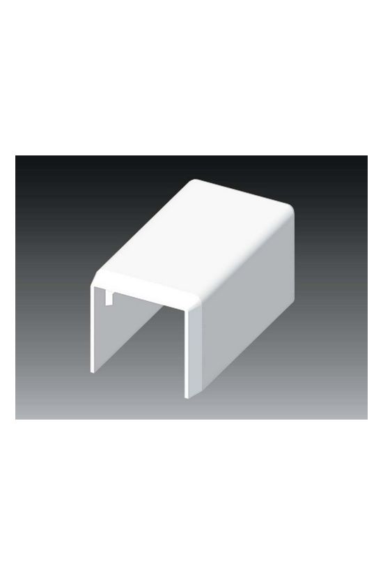 Vezetékcsatorna végzáró 20x20-hoz balos/jobbos 19.2mmx 21.2mmx műanyag fényesfehér LHD KOPOS - 8621_HB