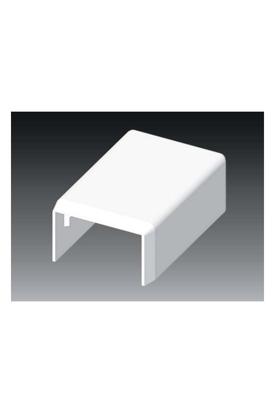 Vezetékcsatorna végzáró 25x15-höz balos/jobbos 15mmx 25mmx műanyag fényesfehér LHD KOPOS - 8691_HB
