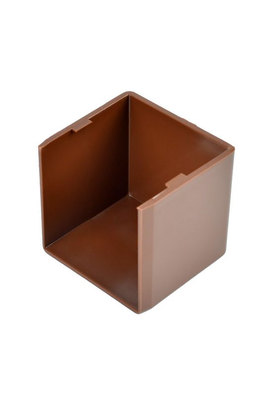 Vezetékcsatorna végzáró 40X40-hez balos/jobbos 40.3mmx 40mmx műanyag barna LHD KOPOS - 8641_I2