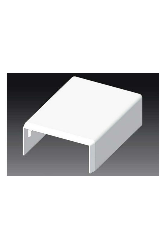 Vezetékcsatorna végzáró 50X20-hoz balos/jobbos 20mmx 50mmx műanyag fényesfehér LHD KOPOS - 8991_HB