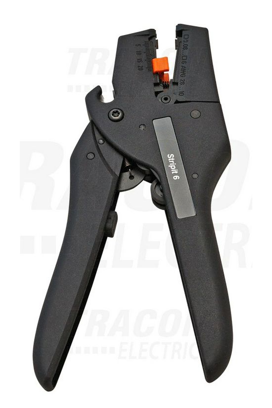 Vezetékcsupaszoló fogó automatikus 0,08-6mm2 20mm körvágó szigetelt TRACON - MACS6