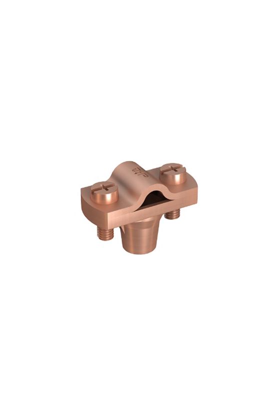 Vezetéktartó M8 fészekkel Rd8-10 réz/vörösréz csavarbilincs furat M-menet-szerelés VI J.PRÖPSTER - 110072