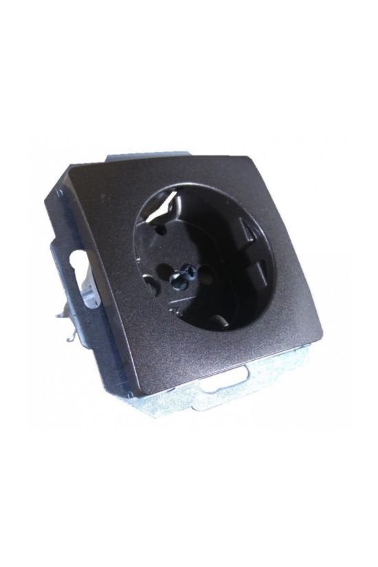 Vienna 162 dugalj földelt központi fedlap gyerekzárral barna IP20 süllyesztett rugós Kopp - 920626535