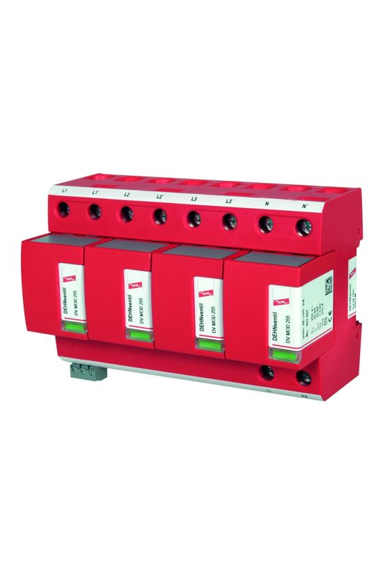 Villámáram-levezető kombi DEHNventil 4P T1+T2 TN-S 230V/AC 8M 100kA-imp(10/350) DV M TNS 255 DEHN - 951400