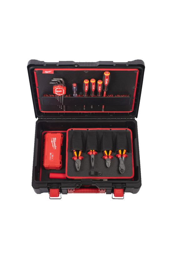 Villanyszerelő készlet Packout kofferben 62-darab Packout Milwaukee - 4932499466