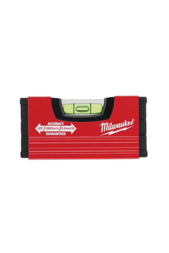 Vízmérték ütés-/UV-álló műanyag 100mm x 1-libellával MiniBox Milwaukee - 4932459100