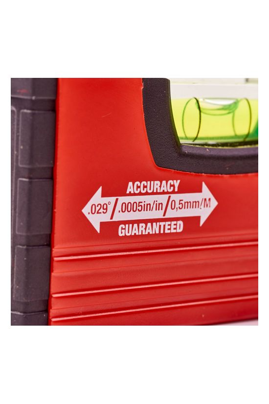 Vízmérték ütés-/UV-álló műanyag 100mm x 1-libellával MiniBox Milwaukee - 4932459100