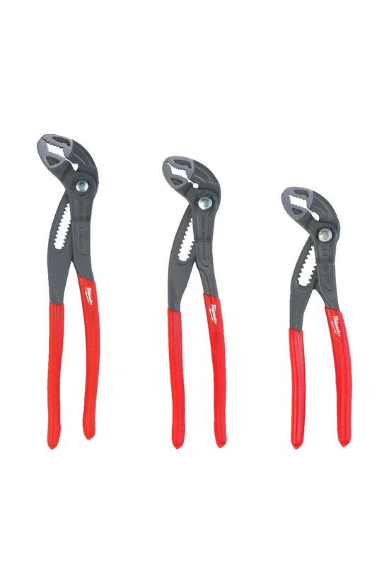 Vízpumpafogó készlet 3db d30-45-55mm 180-250-300mm-hossz állítható szigetelt Milwaukee - 4932498543