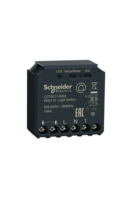 Wiser világításkapcsoló mikromodul WiFi betét 230V 10A 100-2200W süllyesztett szürke Schneider - CCT5011-0002