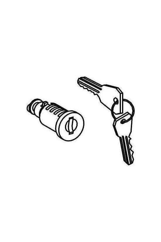 Zár Eurolocks n° 850 réselt kulcsos Kaedra Schneider - 13948