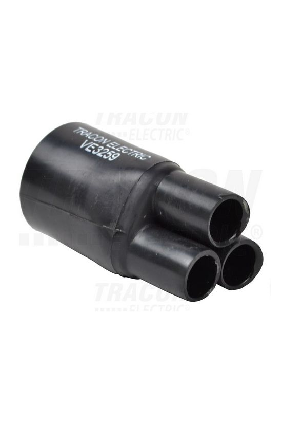 Zsugor végelzáró 3-eres kábelhez 2,5-10mm2 TRACON - VE3259