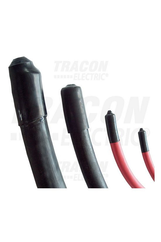 Zsugor véglezáró sapka gyantás 2:1/3:1-zsugor 35mm/ 15mm-átmérő 35-70mm2 TRACON - VES3515