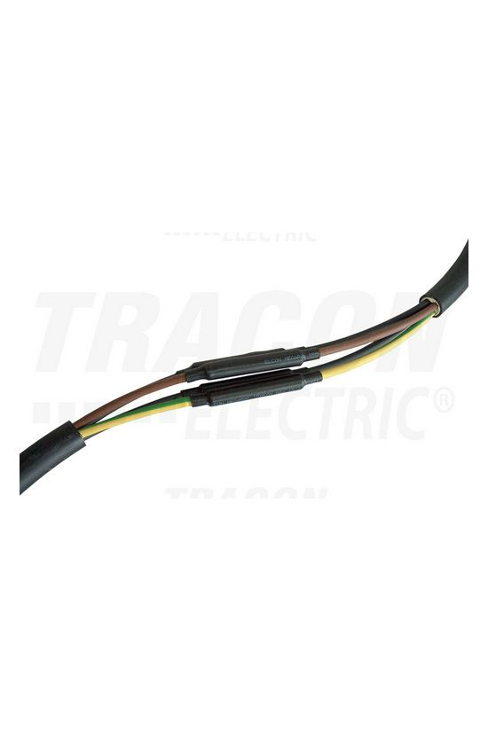 Zsugorcső összekötő készlet 4x150-240mm2 1000mm szalagárnyékoláshoz gyantás 150-240mm2 TRACON - ZSRSET-3DB
